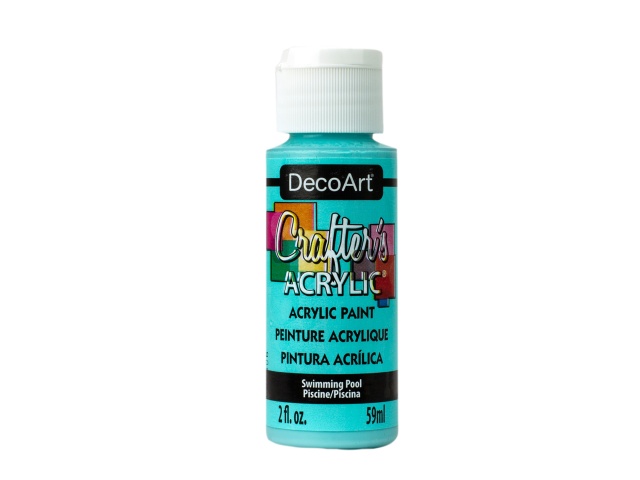 Crafters Acrylic Paint: 2oz Craft & Hobby DCA01-DCA173 A159 Swimming Pool