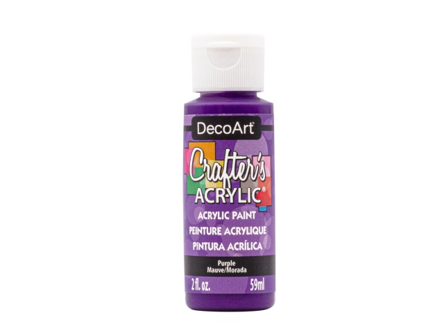 Crafters Acrylic Paint: 2oz Craft & Hobby DCA01-DCA173 A168 Purple