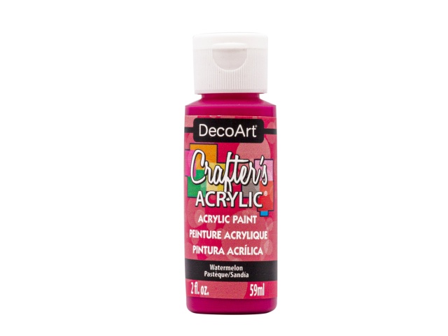 Crafters Acrylic Paint: 2oz Craft & Hobby DCA01-DCA173 A172 Watermelon