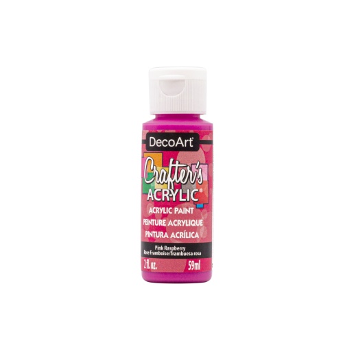 Crafters Acrylic Paint: 2oz Craft & Hobby DCA01-DCA173 A173 Pink Raspberry
