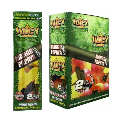 Hemp Wrap - Juicy Jay's - Mango Papaya Twisted (25 Packs)