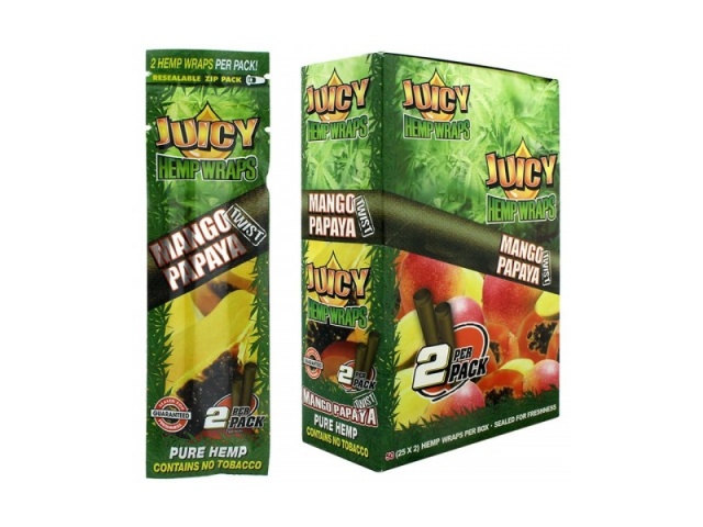 Hemp Wrap - Juicy Jay\'s - Mango Papaya Twisted (25 Packs)