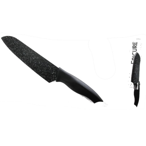 Speckle knife santoku 7 inch black