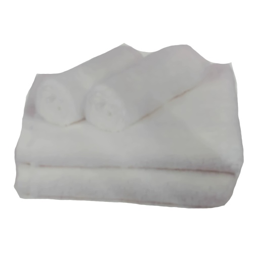 White hand towels 16x26inch 41x66cm