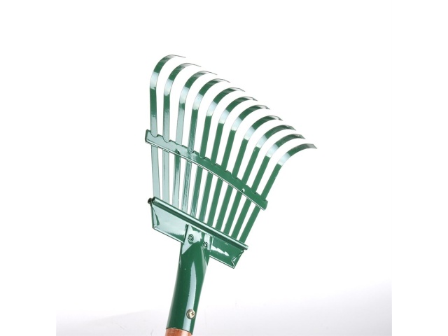 Rake 11 tooth flex-steel with 48 inch handle