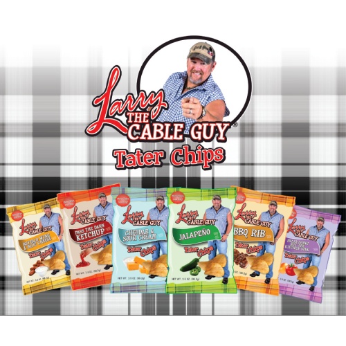 Larry the cable guy tater chips - everything but the kitchen sink
