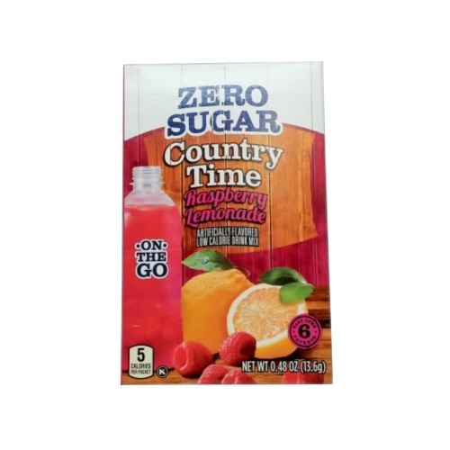 Country Time Drink Mix Raspberry Lemonade 13.6g. Zero Sugar