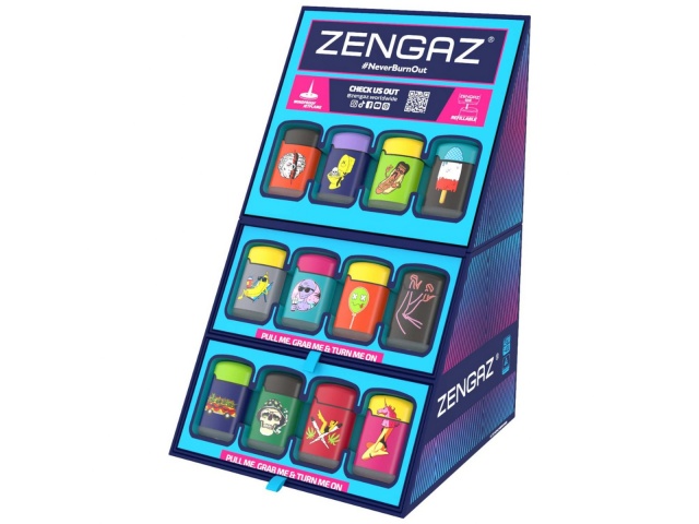 Zengaz Mega (ZL-3) Jet Rubberized Cube Lighters