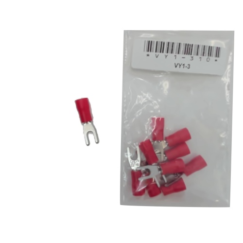 Terminal Insulated Fork Type Stud Size 6 bag of 10