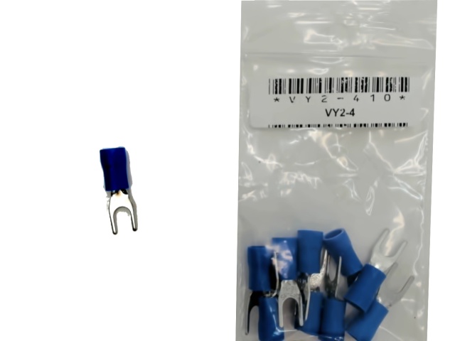 Terminal Insulated Fork Type Stud Size 8 bag of 10