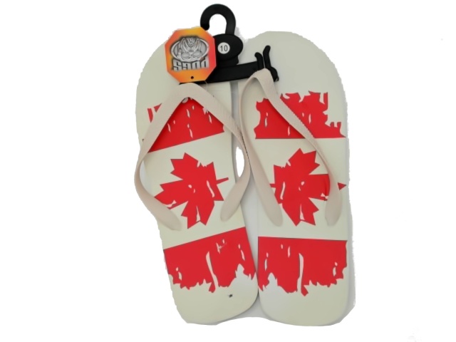 Flip Flops Canada Flag Asst