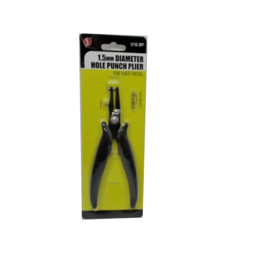 Hole Punch Plier 1.5mm For Sheet Metal W/2 Extra Tips