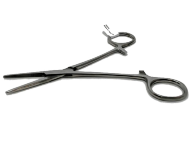 Forceps Straight 5.5 Stainless Steel\