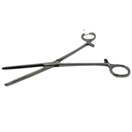 Forceps Straight 8 Stainless Steel