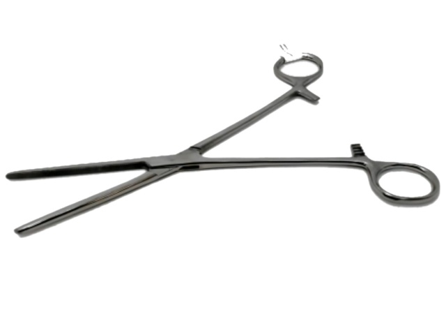Forceps Straight 8 Stainless Steel\