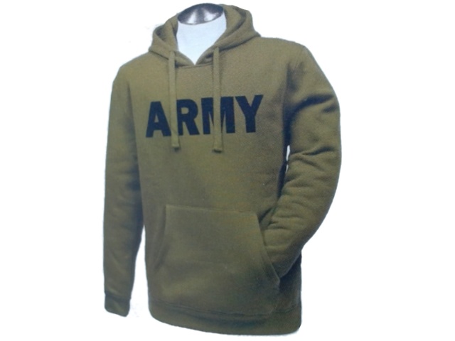 Hoodie sweatshirts army green ARMY - Large