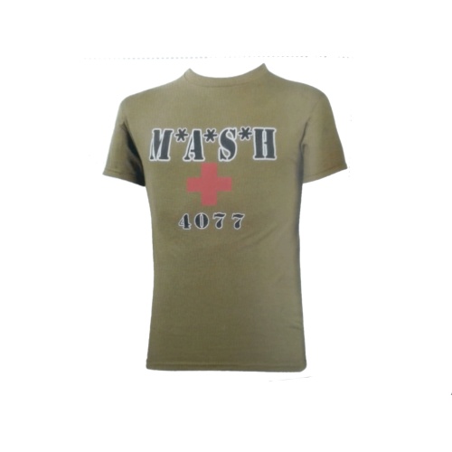 Olive T-shirt - MASH - Large