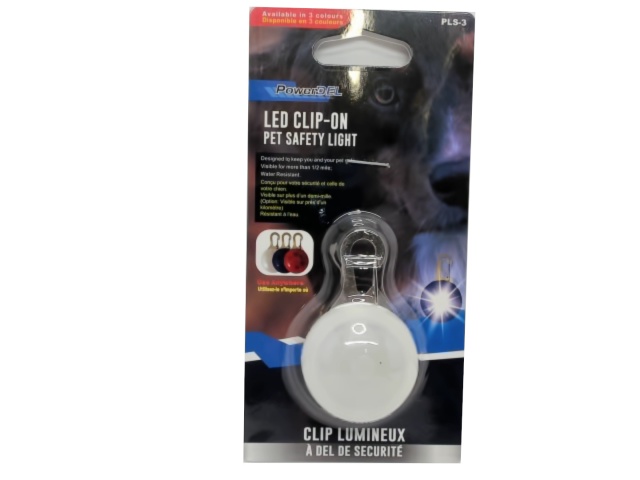LED clip-on pet safety light