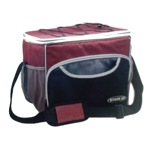 Chiller cooler bag red/black 40 cans 15x13x11.5 inch 38x33x29cm