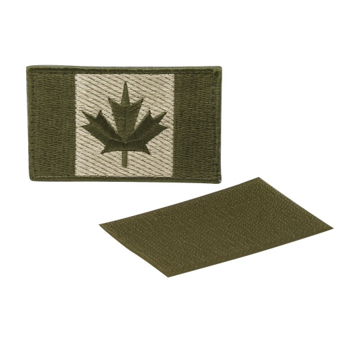 Canadian Flag Patch Olive