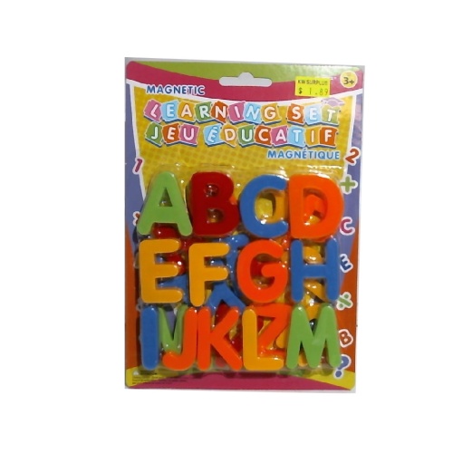 Magnetic alphabet uppercase for ages 3 and up