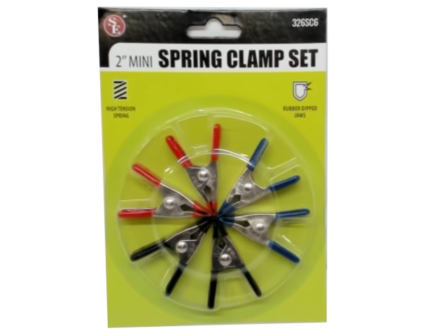 Spring Clamp Set 2 Mini 6pk.\