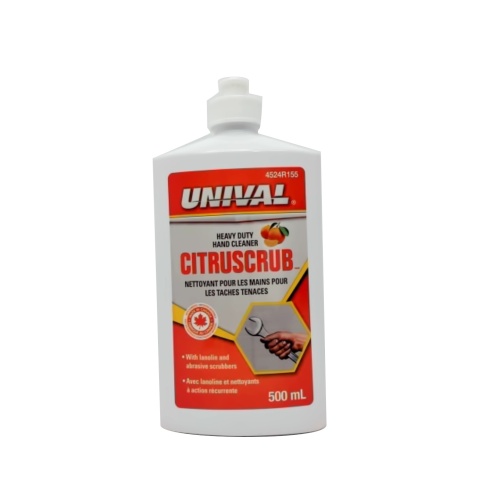 Hand Cleaner Heavy Duty Citruscrub 500mL Unival