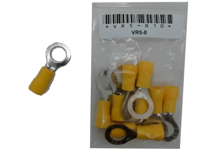 Terminal Insulated Ring Type Stud Size 5/16 inch - bag of 10