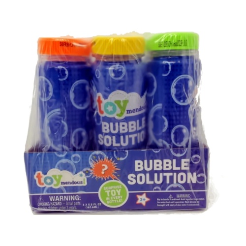 Bubbles 5.5fl. oz. 6pk. Toymendous (Or $0.79ea)(ENDCAP)