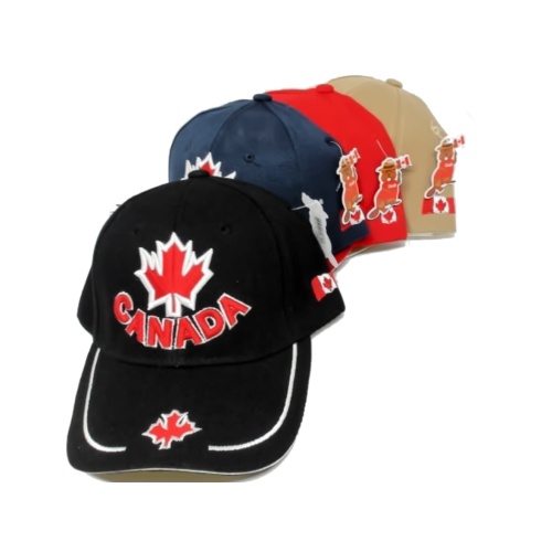 Canada Cap Leafs On Front Ass't Colours