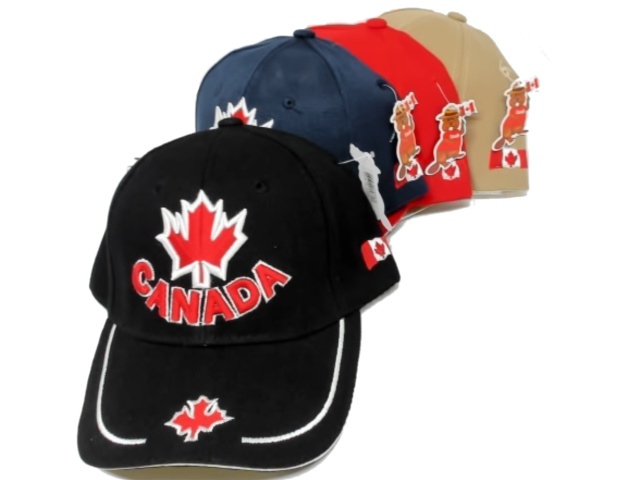 Canada Cap Leafs On Front Ass\'t Colours