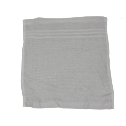 Cotton Wash Towel Silver 12x12