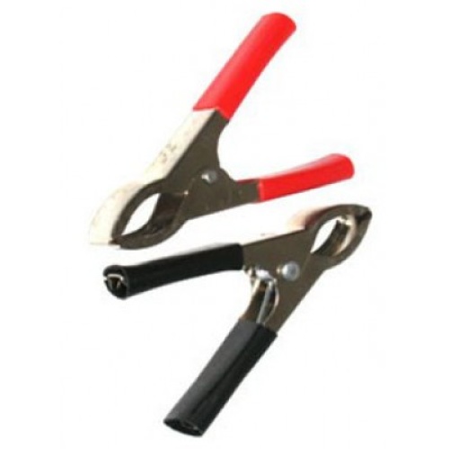 30A Black and Red Alligator Clip, 2-Pack