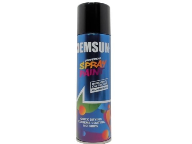 Spray Paint Demsun Gloss Black 200mL