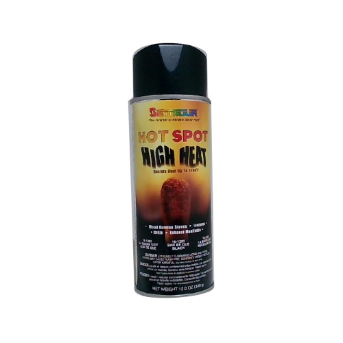 Spray Paint High Heat 1200°F  BBQ Black Seymour