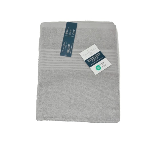 Cotton Bath Towel Silver 27x52