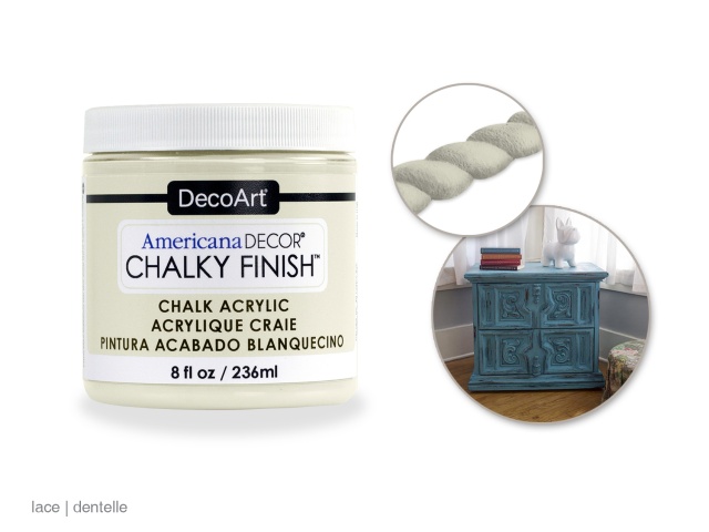 Decoart Paint: Lace 8oz Chalky Finish Americana Decor ADC01-ADC43 ADC02