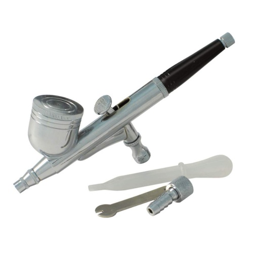 Air brush kit - professional double action internal mix gravity feed
