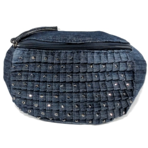 Shoulder/Belt Bag Anastasia Indigo Denim Latique
