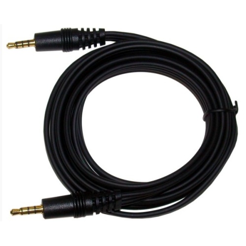 Cable 3.5mm to 3.5mm triplex 4 pole a/v 6 foot