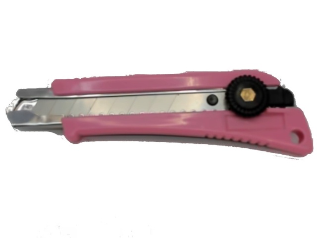 Utility Knife 18mm Pink (Take Out Of Package)