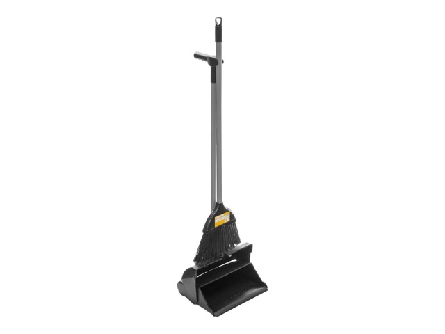 Lobby dust broom and pan set 11.5 inch