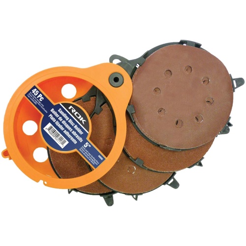 5 inch sanding disc holder with 45 discs