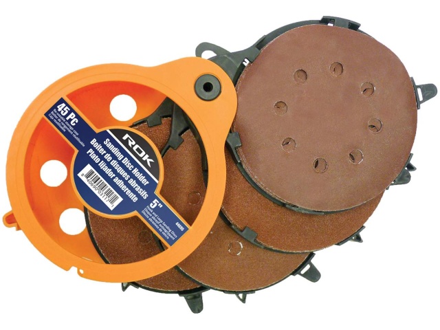 5 inch sanding disc holder with 45 discs