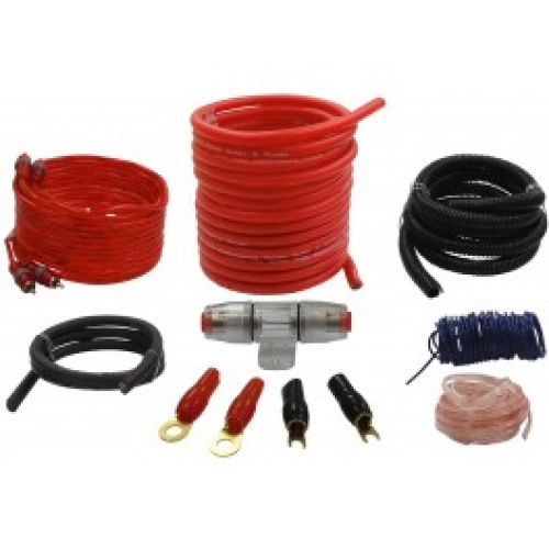 Amplifier wiring kit 4 gauge 1500 watt for car