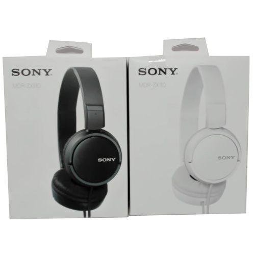 Headphones Wired Black Or White Sony