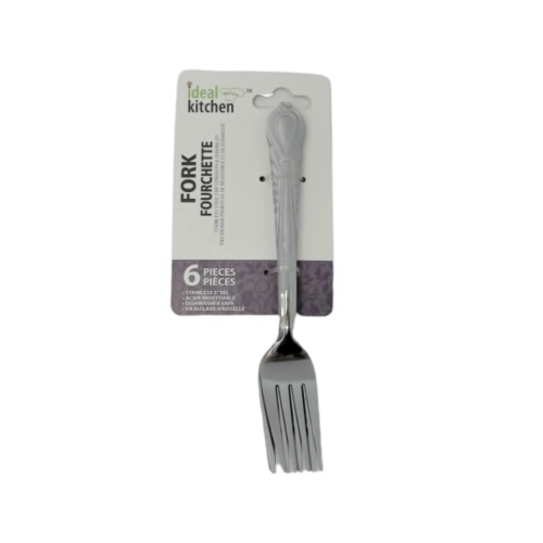 Fork 6pk. Stainless Steel Ideal Kitchen