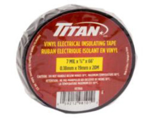TITAN BLACK P.V.C. ELECTRIC TAPE 19mm x 20m