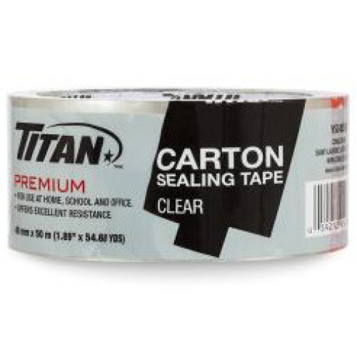 TITAN CLEAR TAPE INDIVIDUALLY WRAPPED 48mmx50m