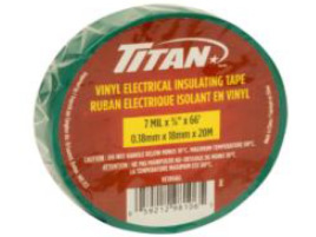 TITAN GREEN P.V.C. ELECTRICAL TAPE 18mm x 20m